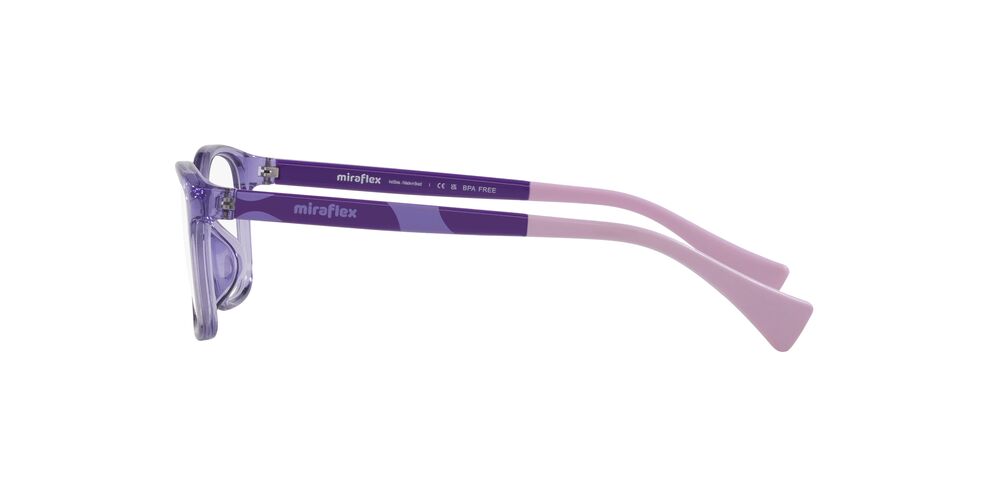 Anteojos Ópticos Miraflex MF4019 Translucent Light Lilac Violeta