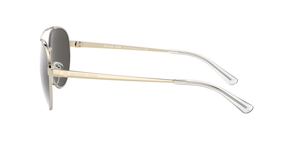 Anteojos De Sol Michael Kors MK1071 Aventura Light Gold Silver Mirror Plata/Dorado
