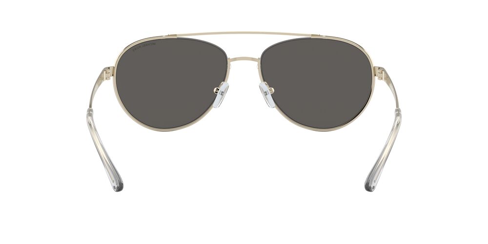Anteojos De Sol Michael Kors MK1071 Aventura Light Gold Silver Mirror Plata/Dorado