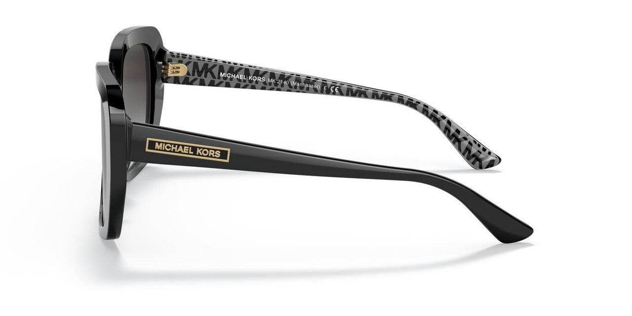 Anteojos De Sol Michael Kors 0RB3671CH Manhasset Negro/Gris