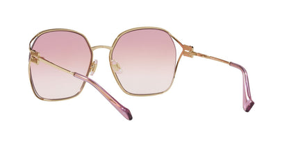 Anteojos De Sol Miu Miu 0MU Dorado/Café
