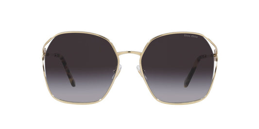 Anteojos De Sol Miu Miu 0MU Dorado/Gris