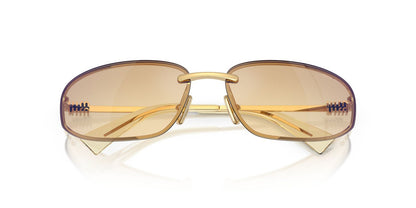 Anteojos De Sol Miu Miu 0MUA50S Dorado/Amarillo