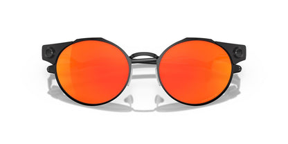 Anteojos De Sol Oakley OO6046 Deadbolt Satin Black Prizm Ruby Polar Rojo/Negro
