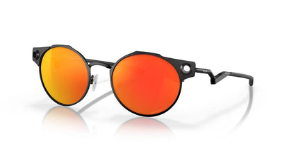 Anteojos De Sol Oakley OO6046 Deadbolt Satin Black Prizm Ruby Polar Rojo/Negro
