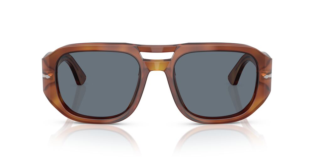 Anteojos De Sol Persol PO3373S Vincent Terra Di Siena Light Blue Celeste/Café