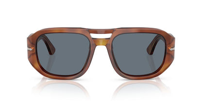 Anteojos De Sol Persol PO3373S Vincent Terra Di Siena Light Blue Celeste/Café