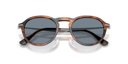 Anteojos De Sol Persol PO3383S Striped Black And Brown Light Blue