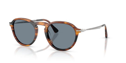 Anteojos De Sol Persol PO3383S Striped Black And Brown Light Blue
