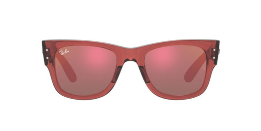 Anteojos De Sol Ray-Ban 0RB0840S Mega Wayfarer Rosa/Café