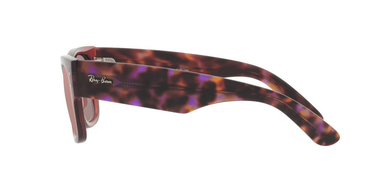 Anteojos De Sol Ray-Ban 0RB0840S Mega Wayfarer Rosa/Café