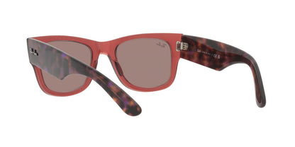 Anteojos De Sol Ray-Ban 0RB0840S Mega Wayfarer Rosa/Café