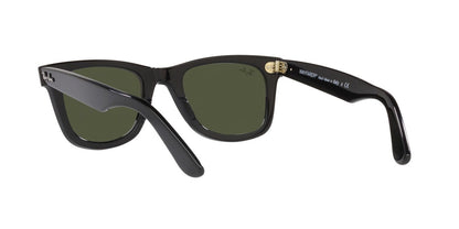 Anteojos De Sol Ray-Ban 0RB2140 Wayfarer Negro/Verde