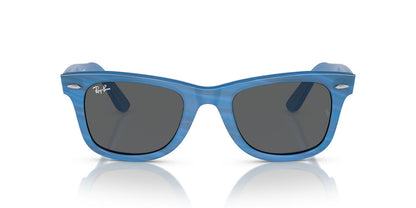 Anteojos De Sol Ray-Ban 0RB2140 Wayfarer Azul/Gris