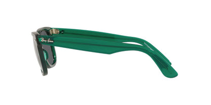 Anteojos De Sol Ray-Ban 0RB2140 Wayfarer Verde/Gris