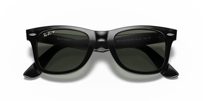 Anteojos De Sol Ray-Ban 0RB2140 Wayfarer Negro/Verde