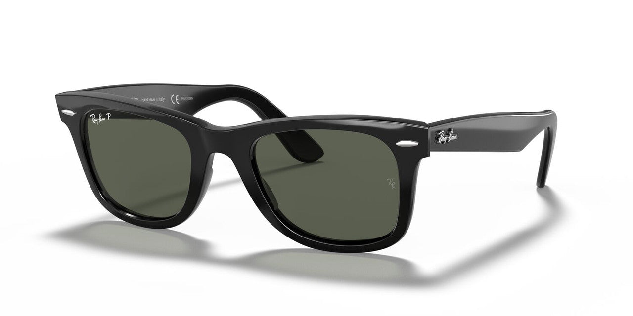 Anteojos De Sol Ray-Ban 0RB2140 Wayfarer Negro/Verde