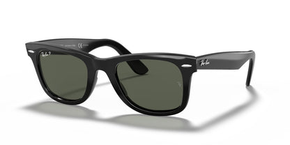 Anteojos De Sol Ray-Ban 0RB2140 Wayfarer Negro/Verde