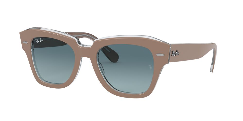 Anteojos De Sol Ray-Ban RB2186 State Street Azul/Marrón