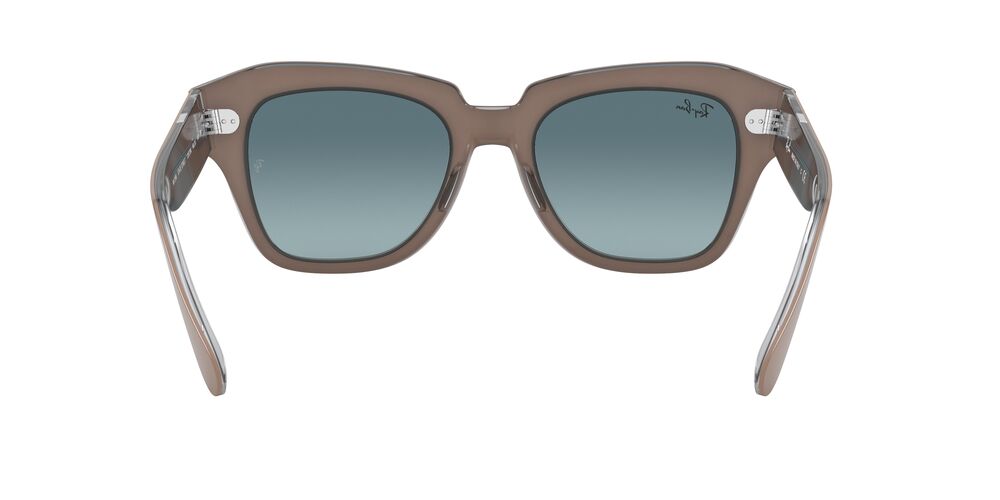 Anteojos De Sol Ray-Ban RB2186 State Street Azul/Marrón