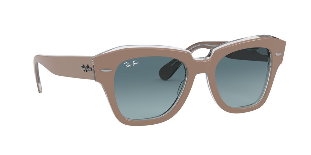 Anteojos De Sol Ray-Ban RB2186 State Street Azul/Marrón