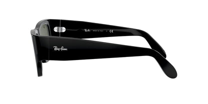 Anteojos De Sol Ray-Ban 0RB2187 Wayfarer Nomad Verde/Negro