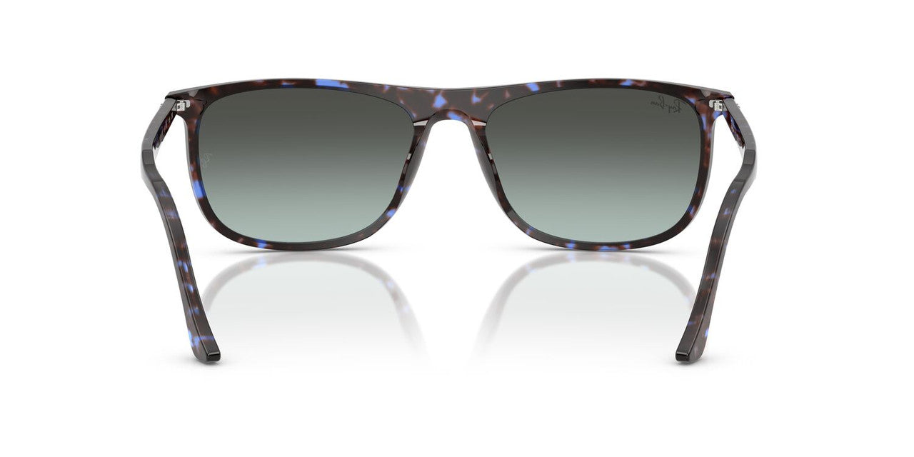 Anteojos De Sol Ray-Ban RB2216 Havana Blue Turtle Blu Vintage Gradient Black Negro/Havana