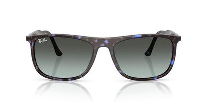 Anteojos De Sol Ray-Ban RB2216 Havana Blue Turtle Blu Vintage Gradient Black Negro/Havana