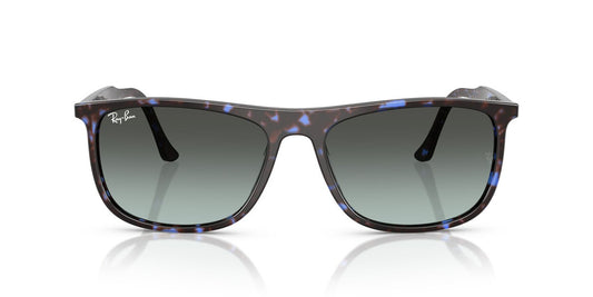 Anteojos De Sol Ray-Ban RB2216 Havana Blue Turtle Blu Vintage Gradient Black Negro/Havana