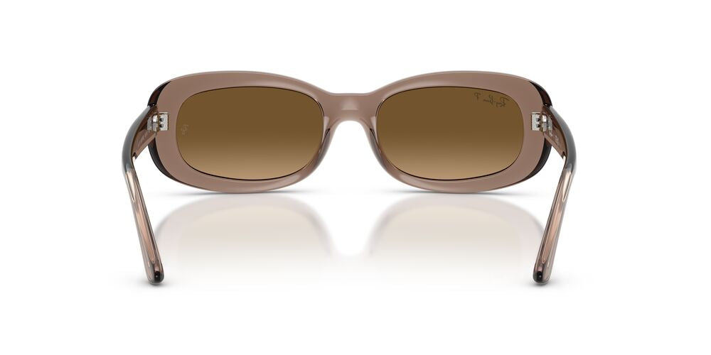 Anteojos De Sol Ray-Ban RB2221 Transparent Beige Gradient Brown Polar