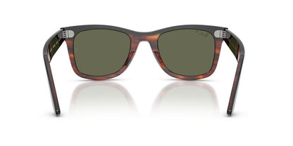 Anteojos De Sol Ray-Ban RB2240 Wayfarer Black On Havana Polar Green Verde/Café-Negro
