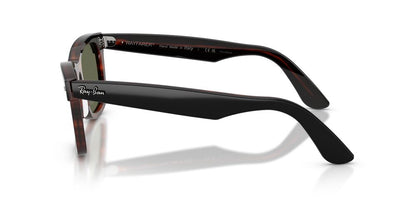 Anteojos De Sol Ray-Ban RB2240 Wayfarer Black On Havana Polar Green Verde/Café-Negro