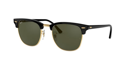 Anteojos De Sol Ray-Ban 0RB3016 Clubmaster Negro/Verde