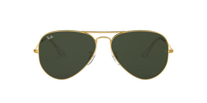Anteojos De Sol Ray-Ban 0RB3025 Aviator Large Metal Verde/Dorado