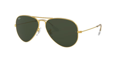Anteojos De Sol Ray-Ban 0RB3025 Aviator Large Metal Verde/Dorado
