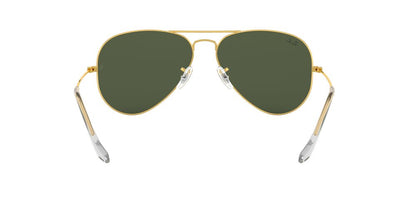 Anteojos De Sol Ray-Ban 0RB3025 Aviator Large Metal Verde/Dorado