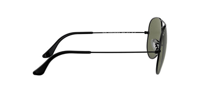 Anteojos De Sol Ray-Ban 0RB3025 Aviator Large Metal Negro/Verde