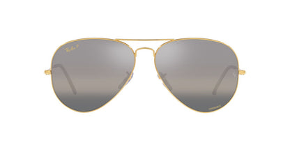 Anteojos De Sol Ray-Ban 0RB3025 Aviator Large Metal Dorado/Gris