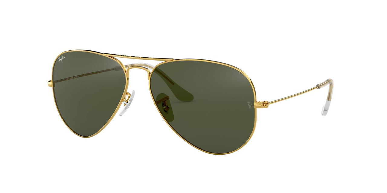Anteojos De Sol Ray-Ban 0RB3025 Aviator Large Metal Dorado/Verde