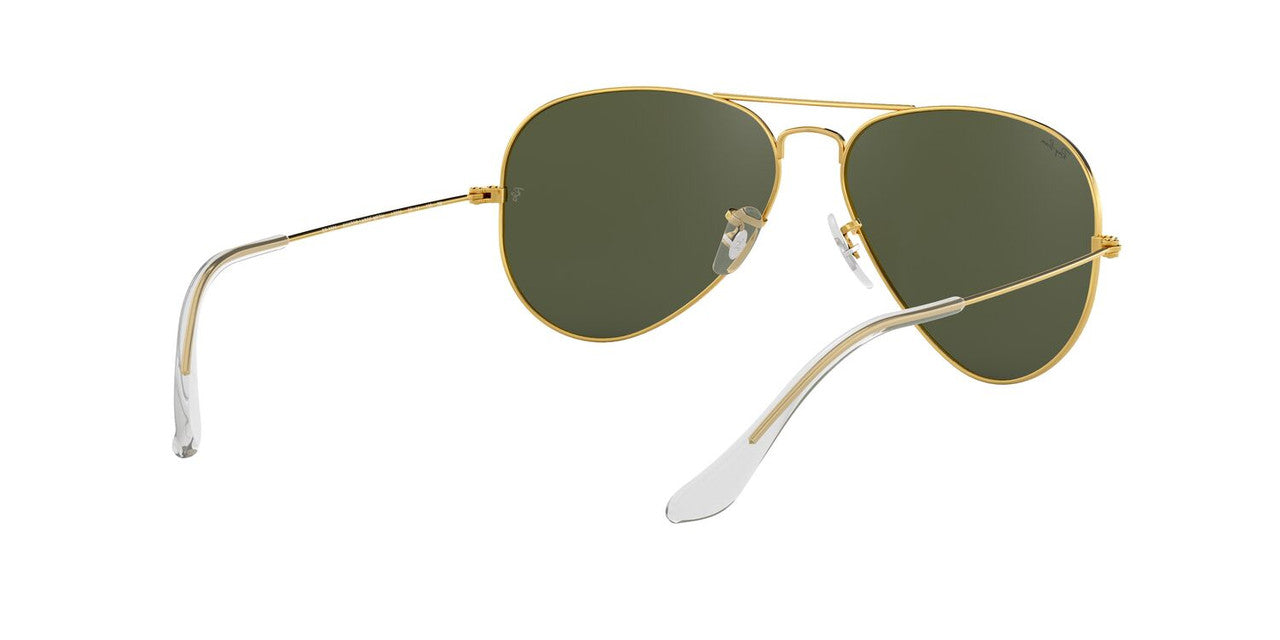 Anteojos De Sol Ray-Ban 0RB3025 Aviator Large Metal Dorado/Verde
