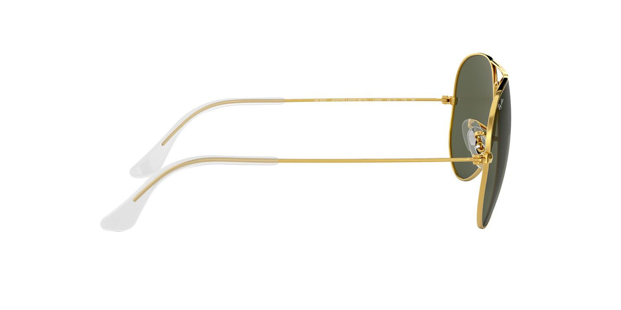 Anteojos De Sol Ray-Ban 0RB3025 Aviator Large Metal Dorado/Verde