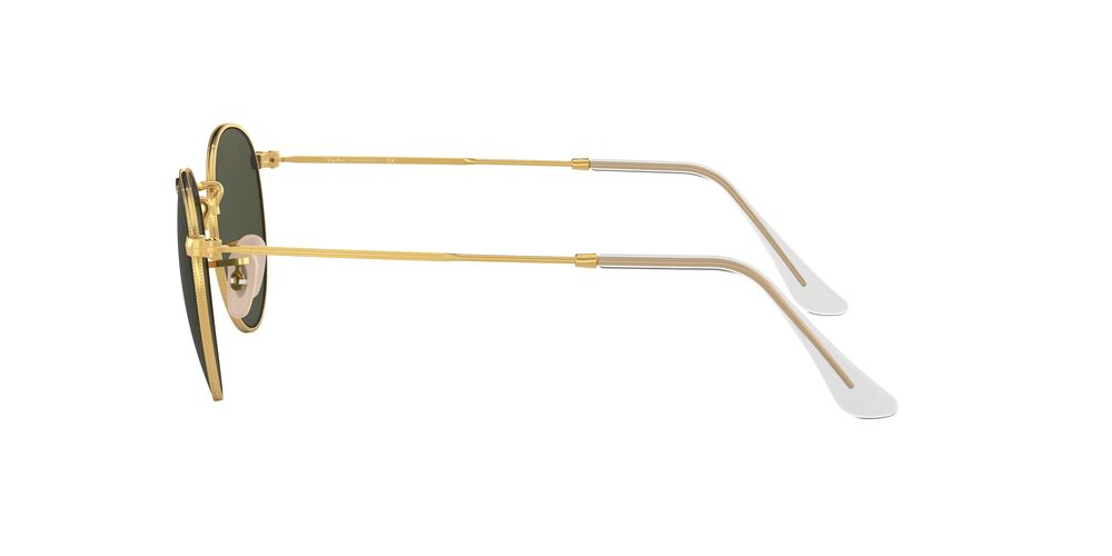 Anteojos De Sol Ray-Ban 0RB3447 Round Metal Verde/Dorado