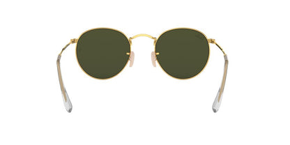 Anteojos De Sol Ray-Ban 0RB3447 Round Metal Verde/Dorado