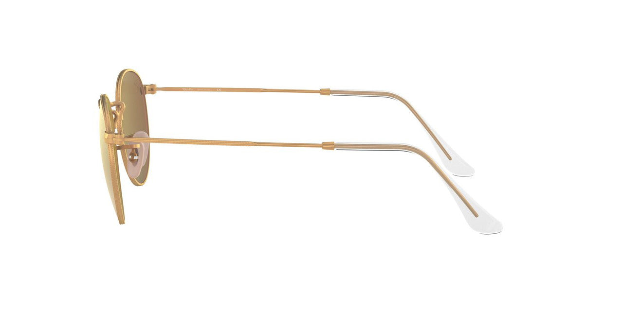 Anteojos De Sol Ray-Ban 0RB3447 Round Metal Dorado/Rosa