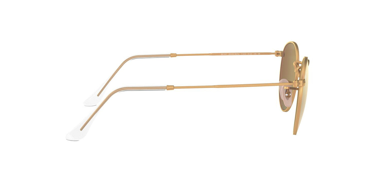 Anteojos De Sol Ray-Ban 0RB3447 Round Metal Dorado/Rosa