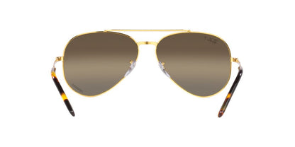 Anteojos De Sol Ray-Ban 0RB3625 New Aviator Café/Dorado
