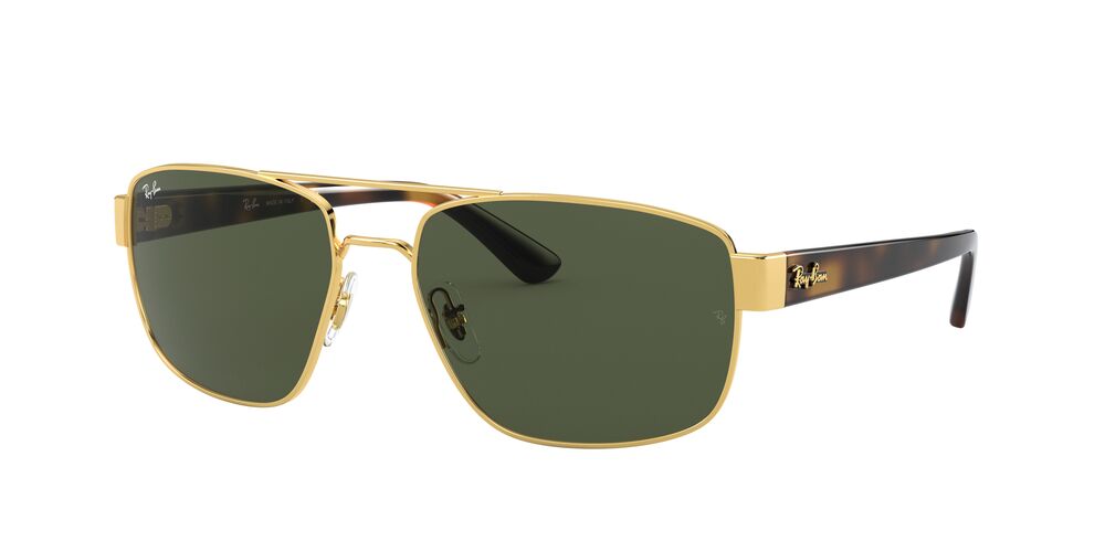 Anteojos De Sol Ray-Ban 0RB3663 Verde/Dorado