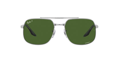 Anteojos De Sol Ray-Ban 0RB3699 Plateado/Verde