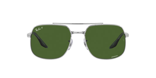 Anteojos De Sol Ray-Ban 0RB3699 Plateado/Verde