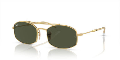 Anteojos De Sol Ray-Ban 0RB3719 Dorado/Verde